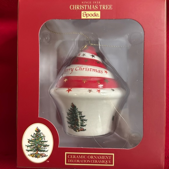 Spode Cupcake Christmas Ornament - NIB - Picture 3 of 7